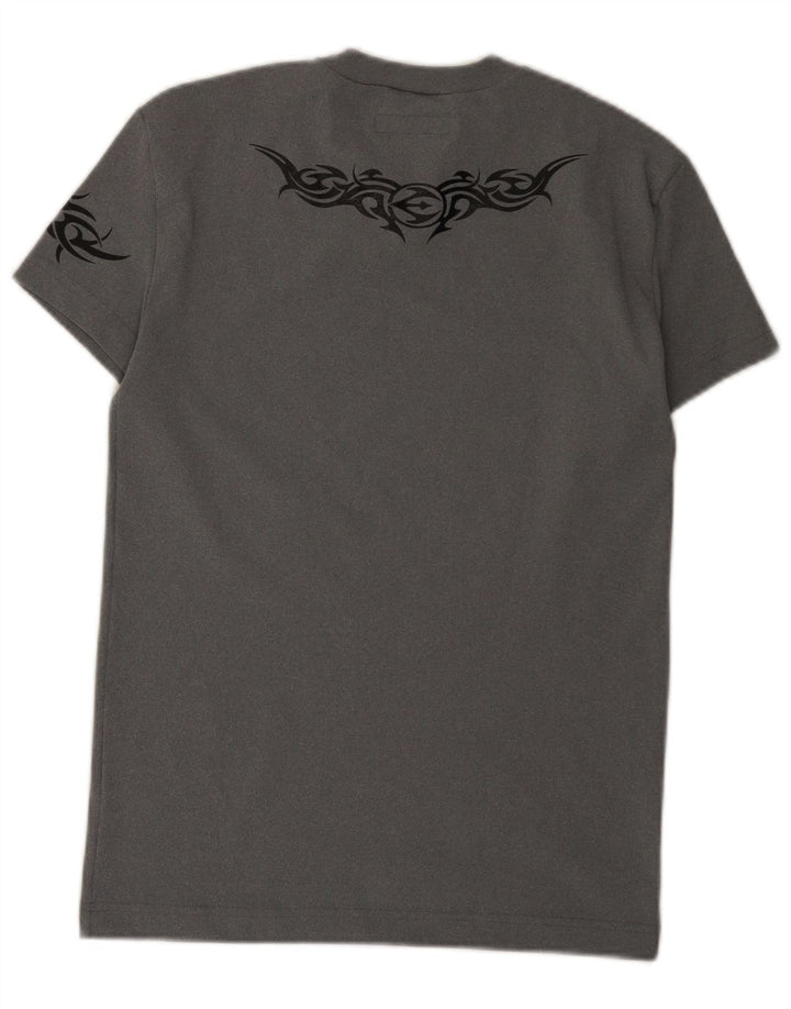 Energie Boys Graphic T-Shirt Top 13-14 ans Large Gris Polyamide