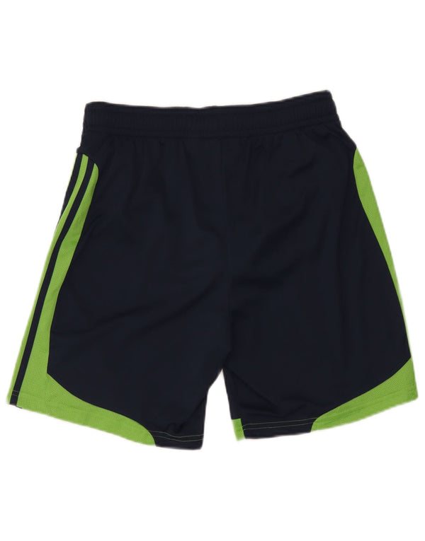 Adidas Short de Sport Clima 365 Homme Bleu Marine Moyen Polyester Colorblock