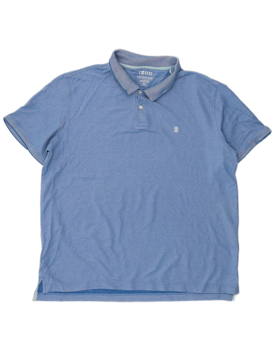 IZOD Polo Homme 2XL Bleu Coton