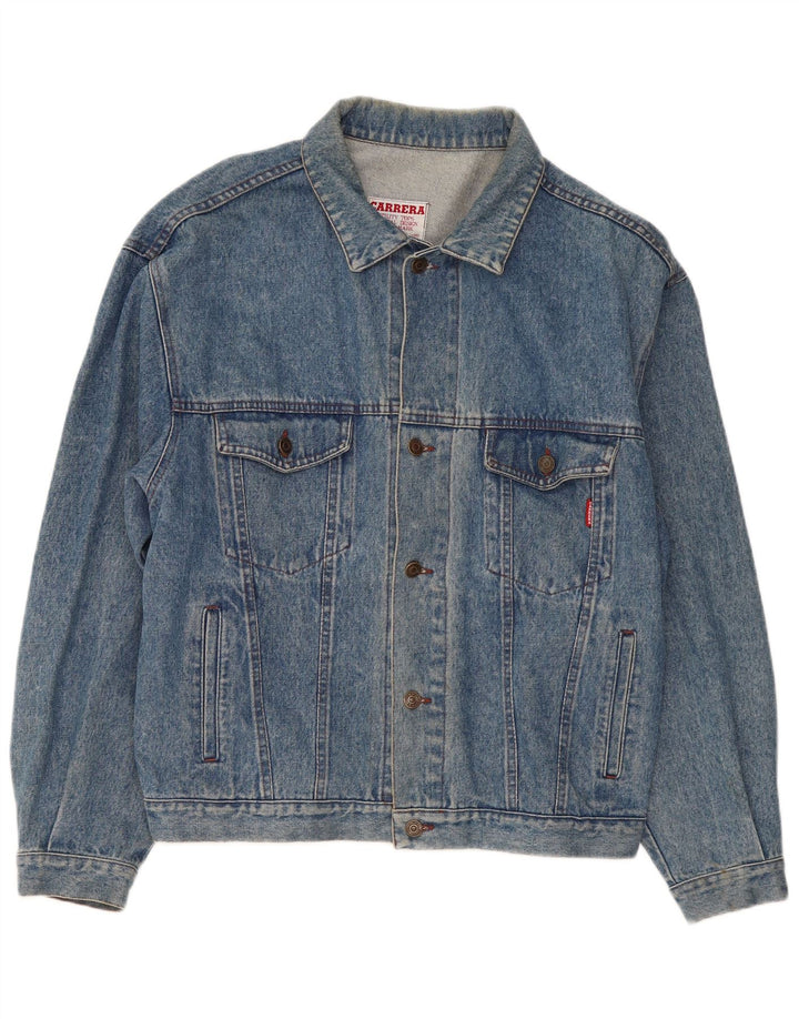 Carrera Veste en jean pour homme UK 40 Large Bleu Coton