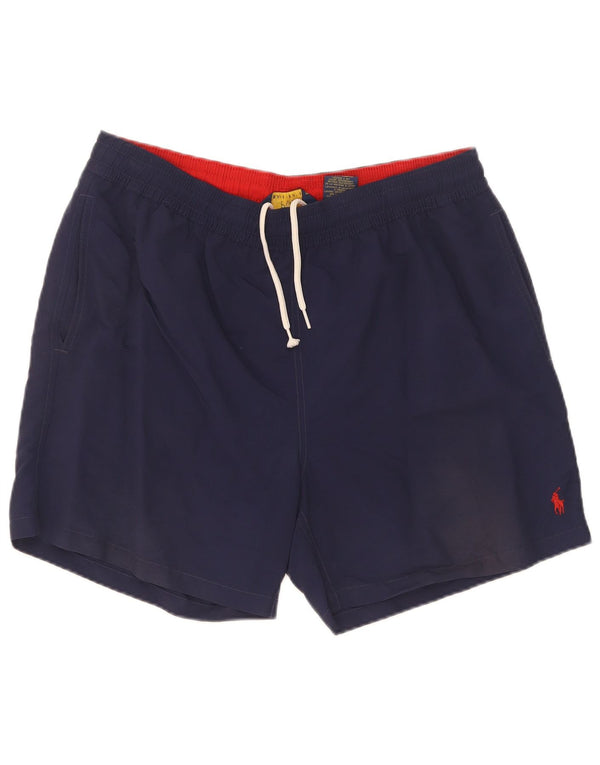 Polo Ralph Lauren Short de bain homme grand bleu marine polyamide