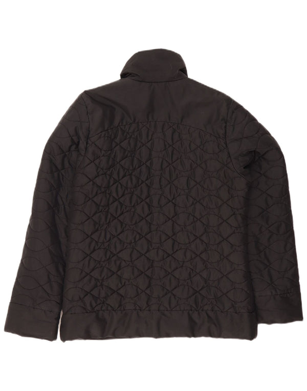 Adidas Veste matelassée pour femme UK 12 Medium Noir Polyester