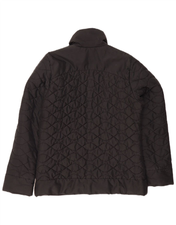 Adidas Veste matelassée pour femme UK 12 Medium Noir Polyester