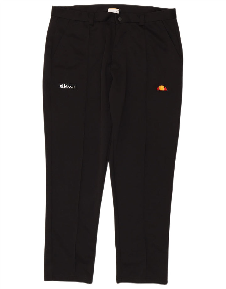 Ellesse Pantalon Chino Slim Homme XL W38 L28 Noir Polyester