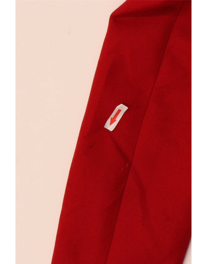 Zara Veste Blazer Double Boutonnage Femme UK 14 Large Rouge