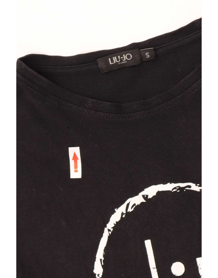 Liu Jo T-Shirt Graphique Homme Petit Noir Coton