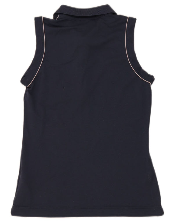 Chervo Polo sans manches Femme IT 40 Small Bleu Marine Polyamide Sports