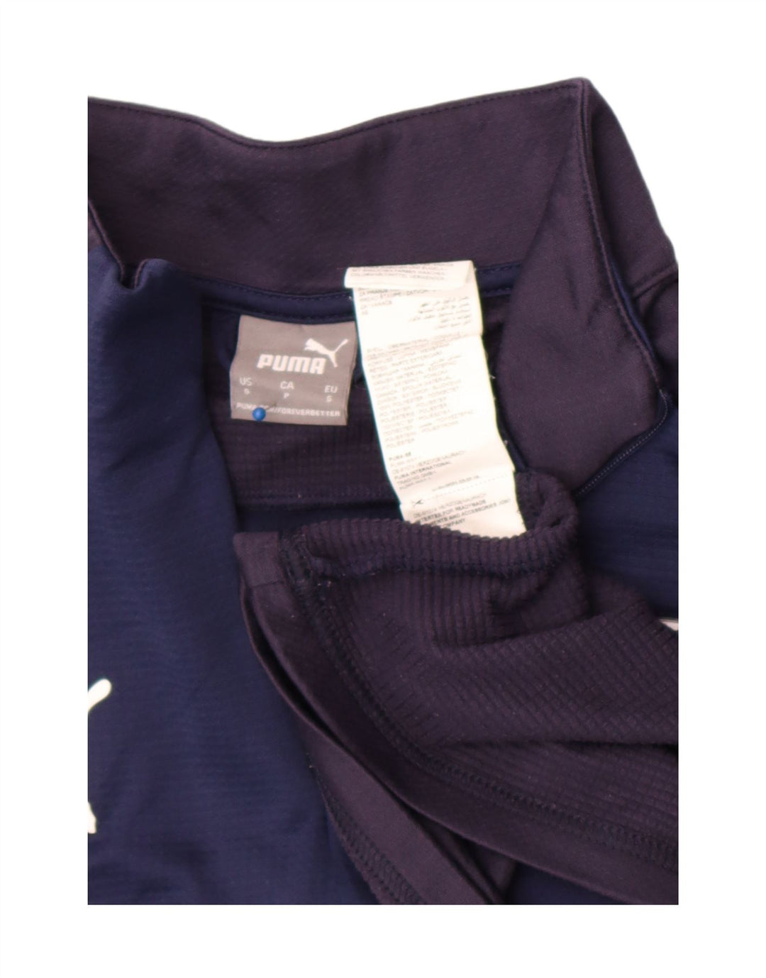 Puma Haut de Survêtement Graphic Pullover Homme Bleu Marine Colorblock