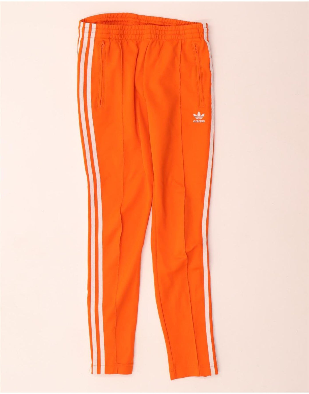 ADIDAS Pantalon de survêtement pour femme UK 6 XS Orange Polyester