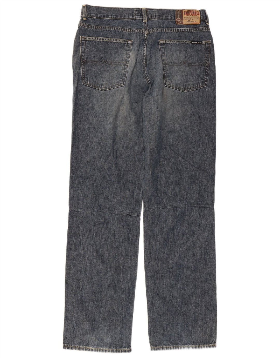 Wampum Jean droit homme W34 L33 bleu coton