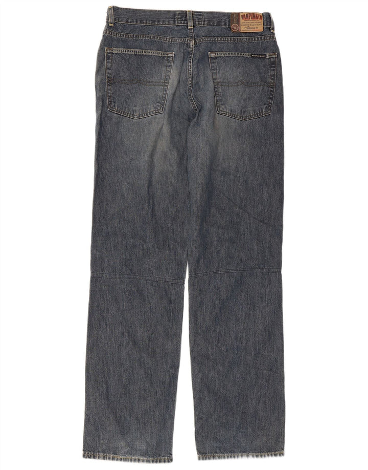 Wampum Jean droit homme W34 L33 bleu coton