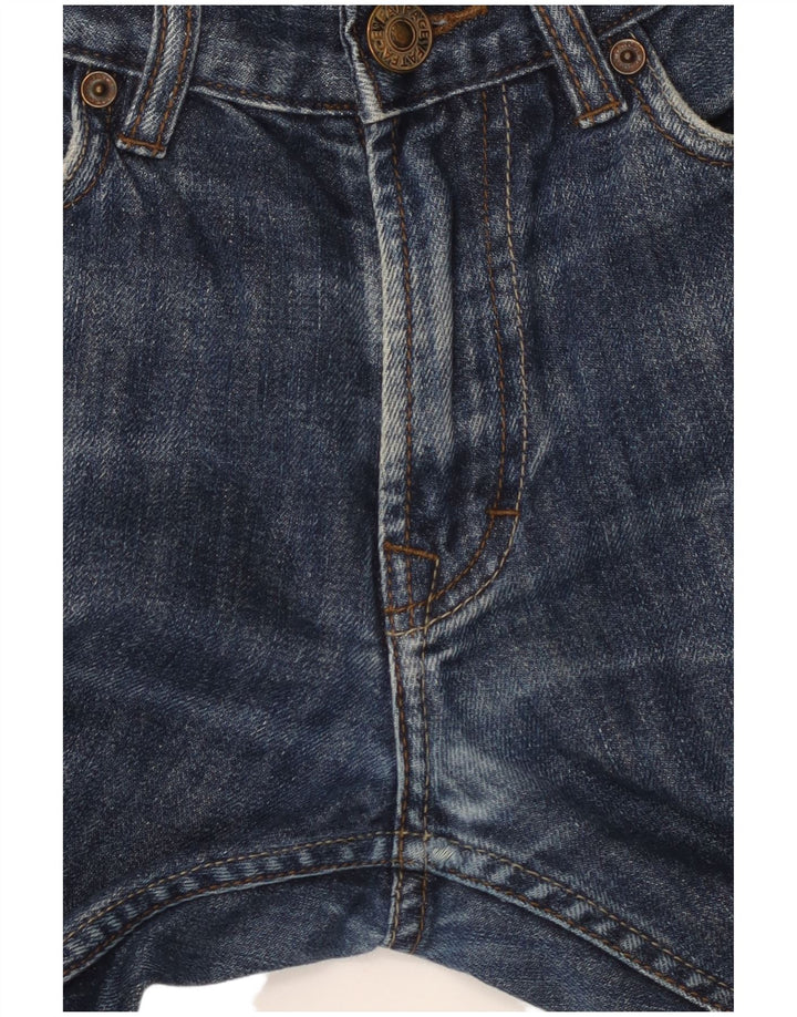 FAT FACE Jean Slim Femme W30 L29 Bleu Coton