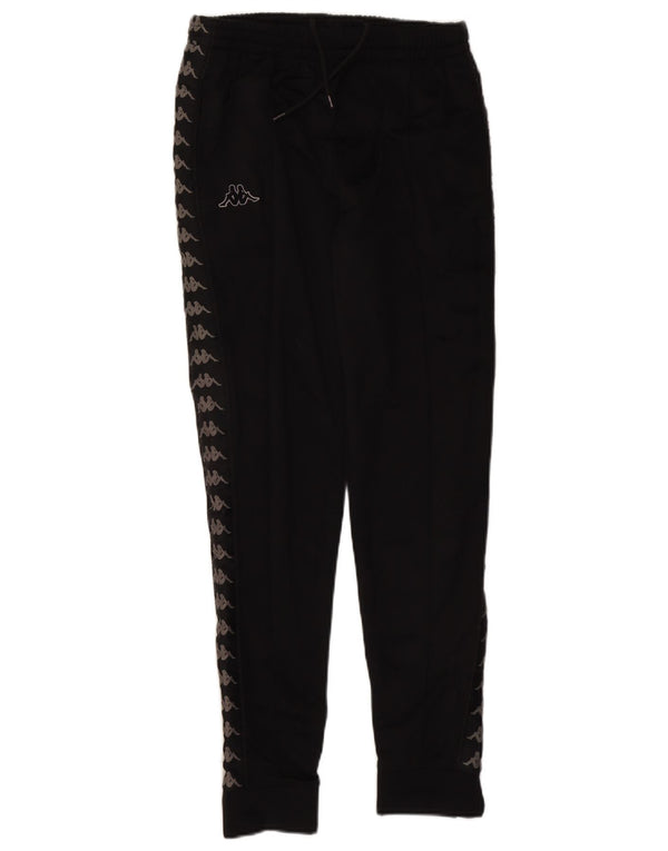 Kappa Pantalon de Survêtement Graphique Homme Joggers Large Noir