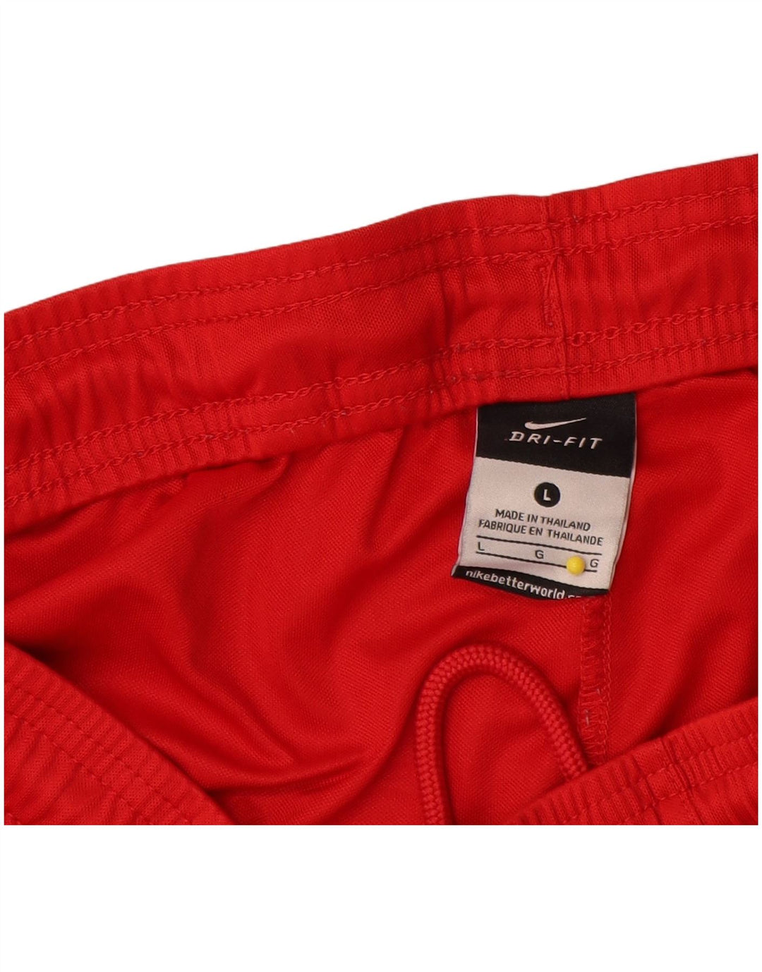 Nike Short de sport Dri Fit pour homme en polyester rouge Taille L