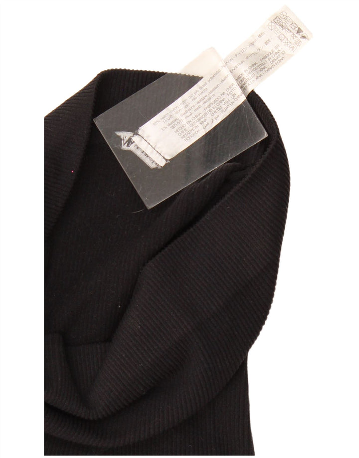 Zara Femme Jupe Maxi Petite W26 Nylon Noir