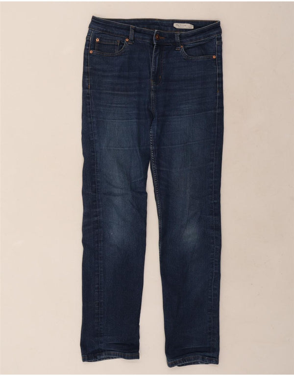 Marks & Spencer Jean droit The Sienna pour femme UK 12 Medium W30 L29 Bleu