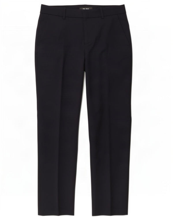 Pantalon Chino Slim Femme Zara Petit W26 L27 Bleu Marine