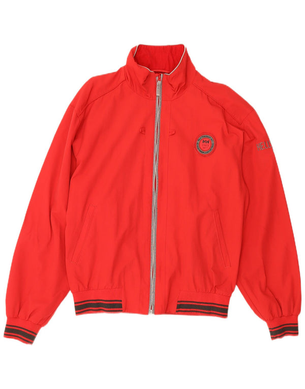 Helly Hansen Veste bomber graphique pour homme UK 40 Large Rouge Polyamide Sports