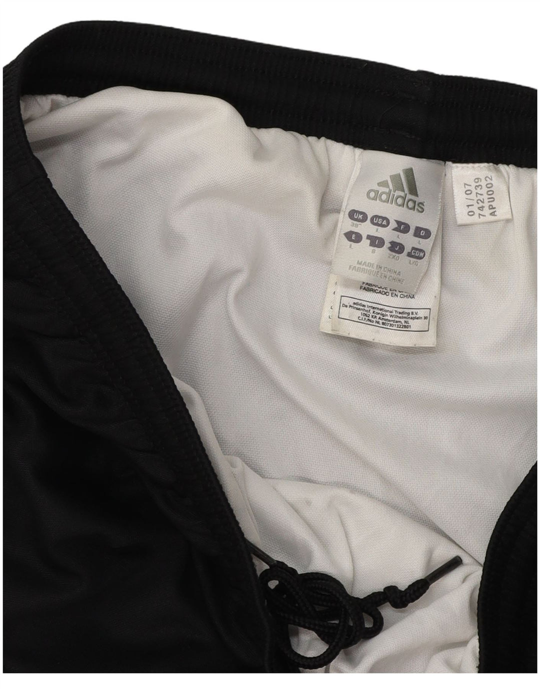 Adidas Short de sport Climalite pour homme, grand, noir, polyester