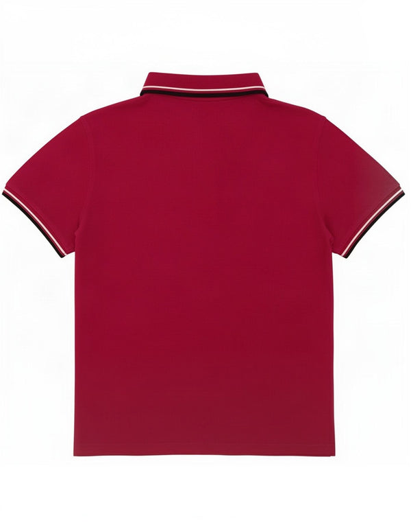 Lotto Mens Polo Shirt Medium Pink Striped