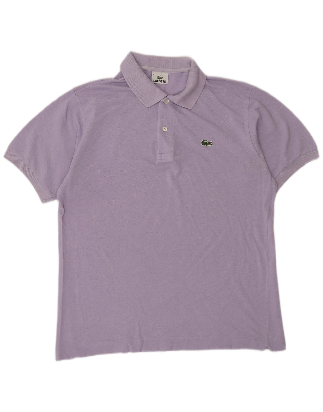 Lacoste Polo Homme Taille 4 Coton Violet Moyen