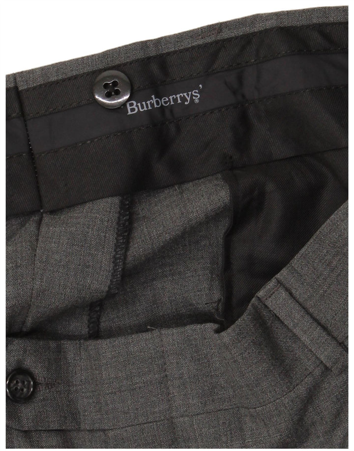 Burberrys Pantalon de costume pour homme W36 L31 Gris