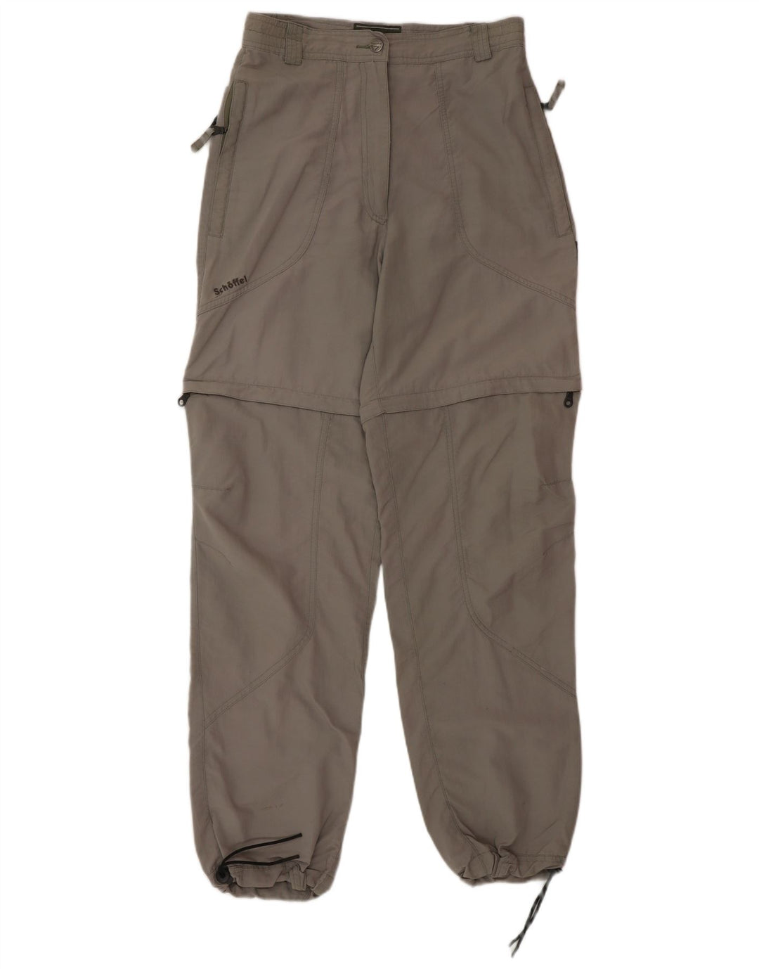 SCHOFFEL Pantalon décontracté fuselé pour femme UK 12 Medium W28 L32 Gris