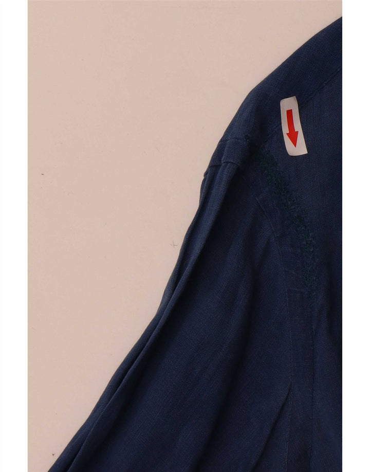 Ralph Lauren Chemise Homme Petit Bleu Marine Lin