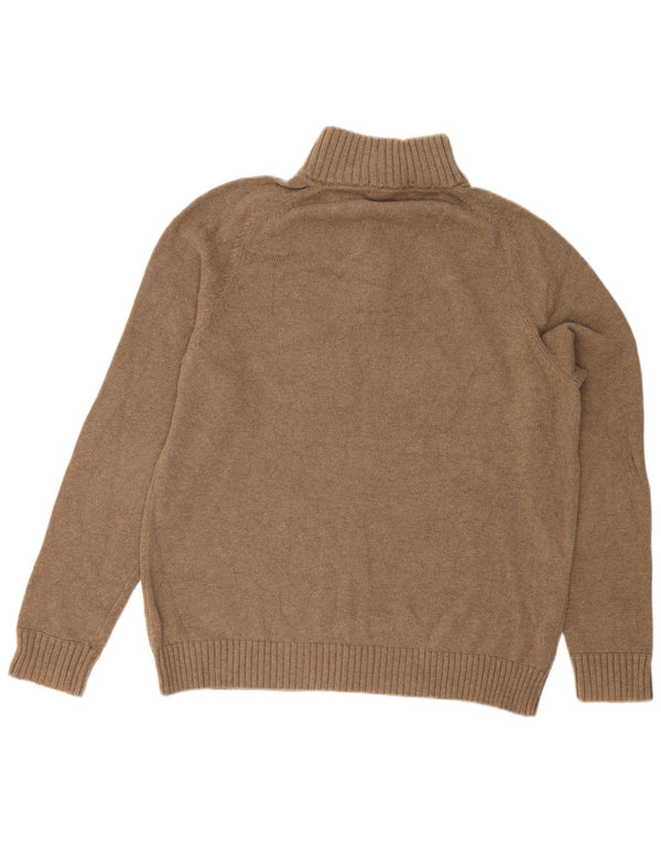 J. Crew Pull col boutonné pour homme XL en coton gris