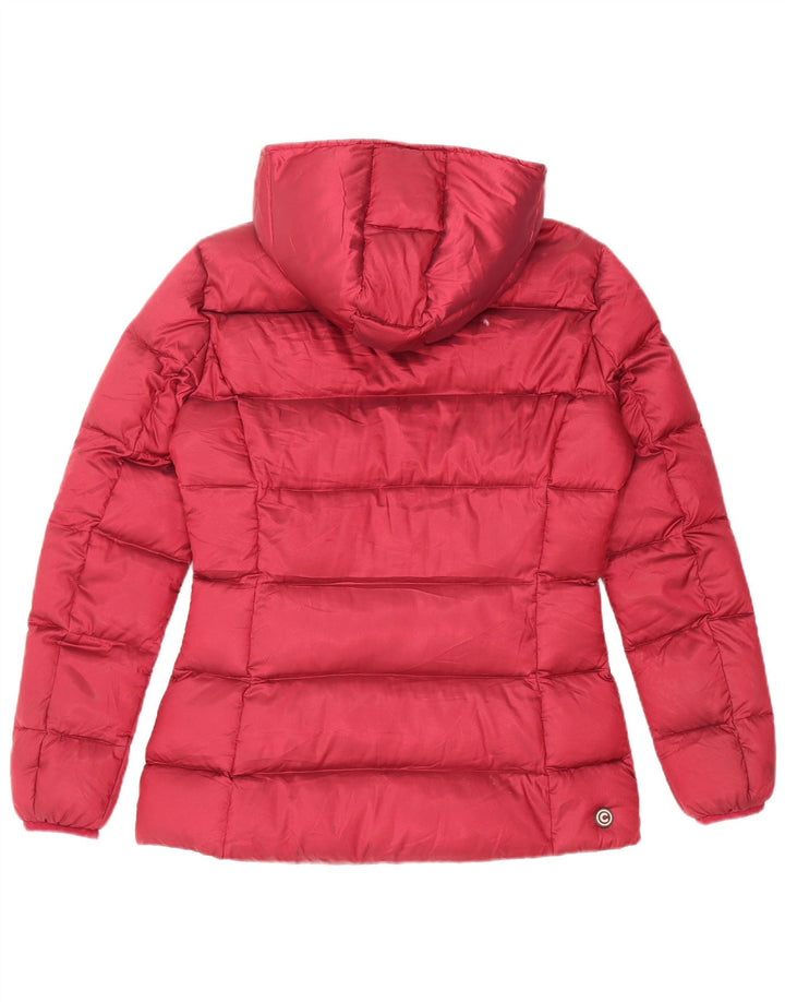 Colmar Veste matelassée à capuche pour femme IT 46 Large Rouge Polyester