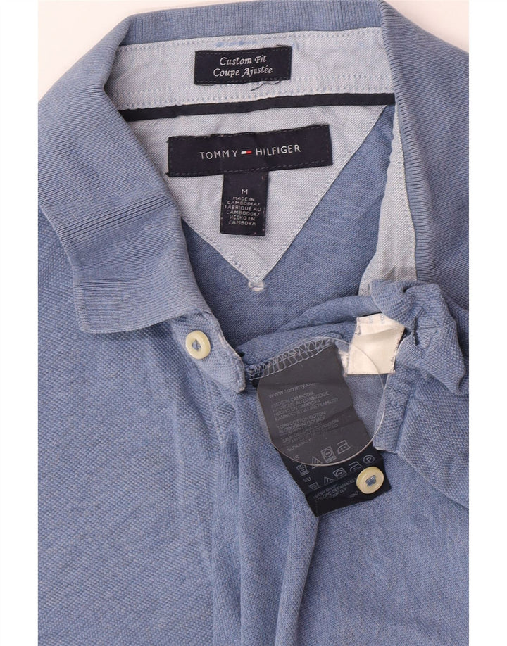 Tommy Hilfiger Polo Custom Fit Homme Bleu Moyen Coton