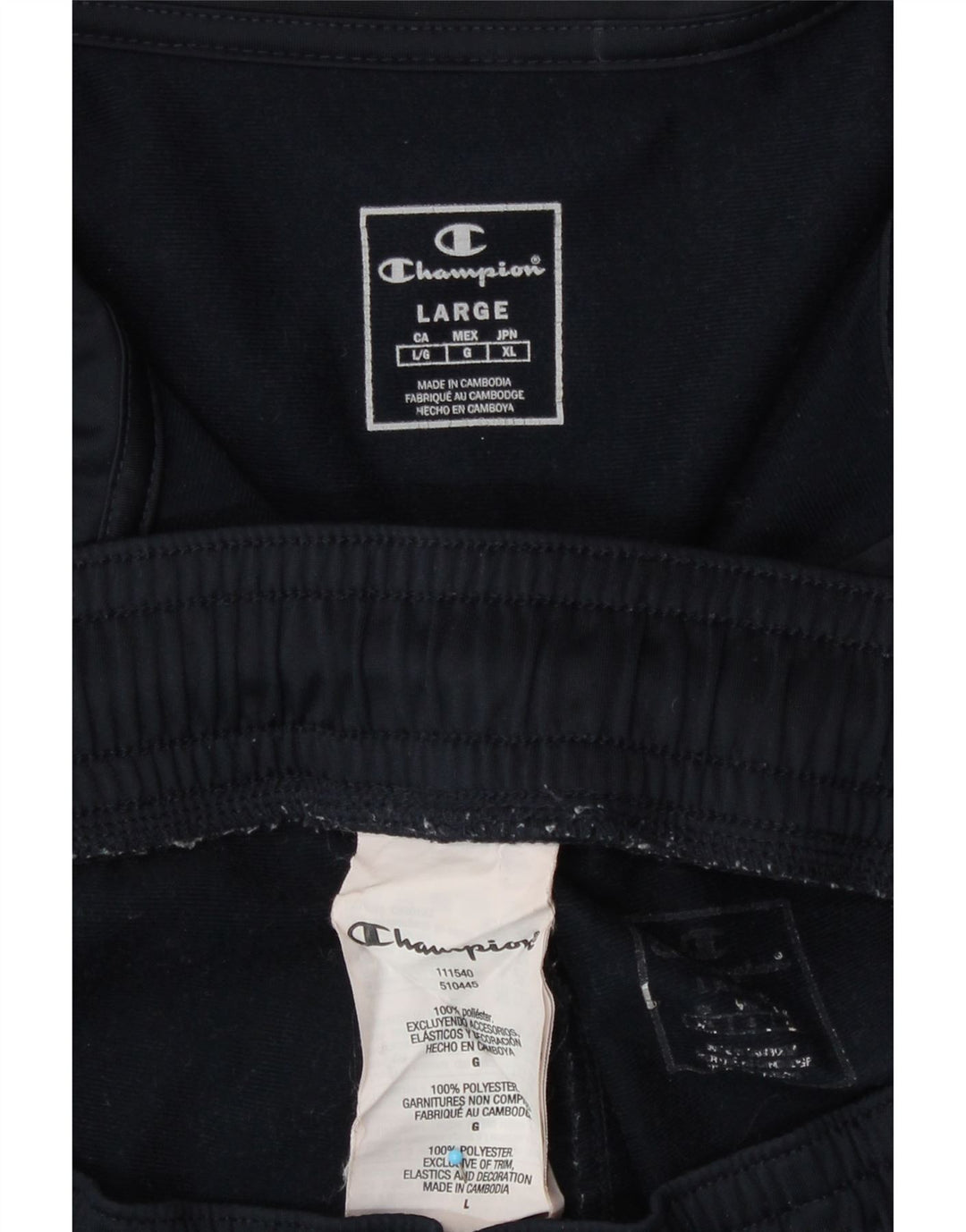 Champion Survêtement complet graphique pour femme UK 16 Large Bleu Marine Polyester