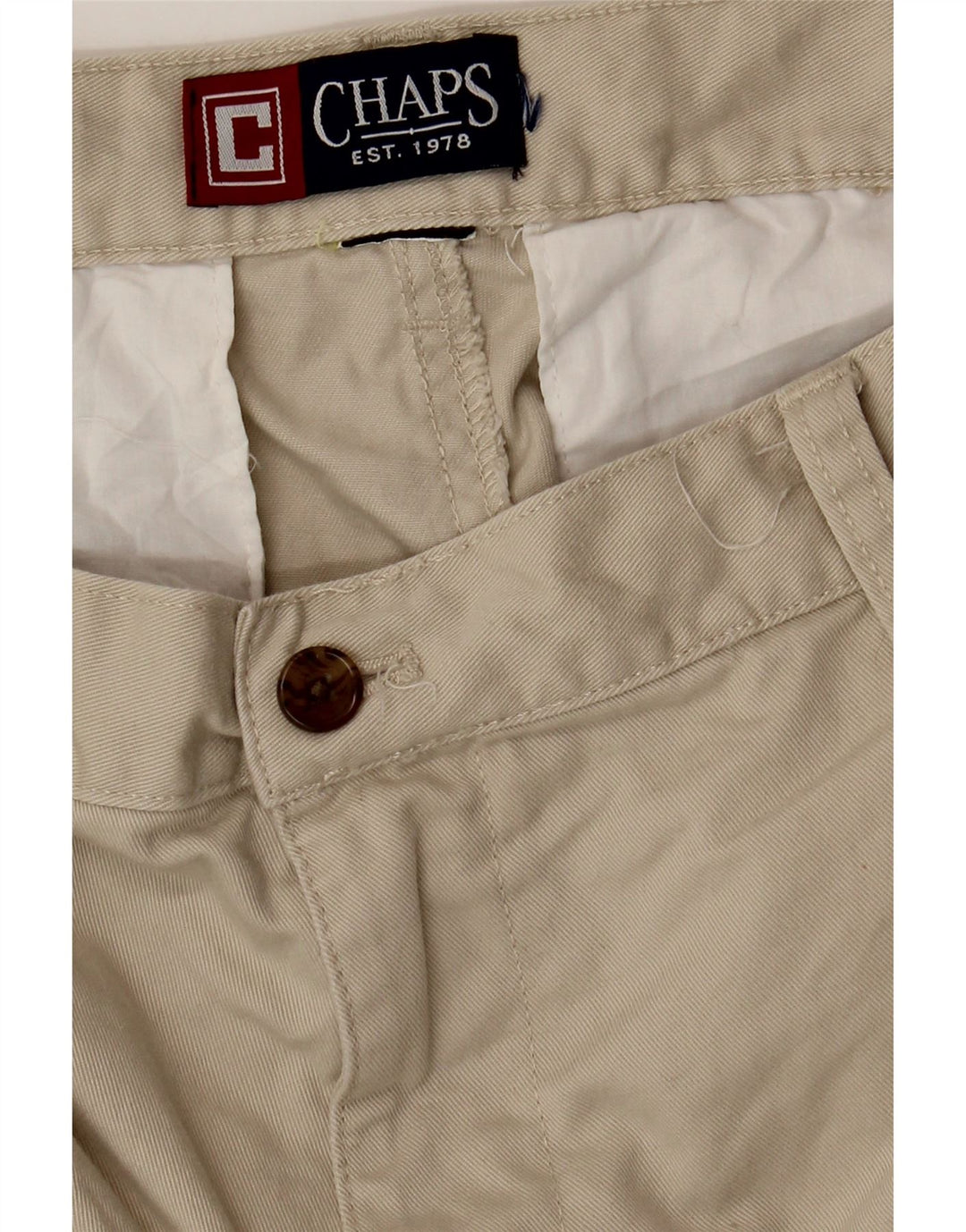 Chaps Short Chino Homme W34 Large Beige