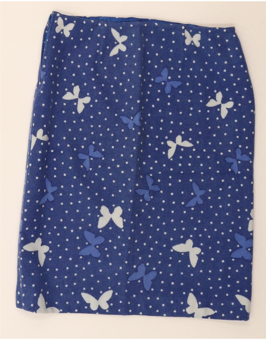 Heron Ensemble jupe 2 pièces pour femme UK 14 Medium W34 Bleu à pois papillon