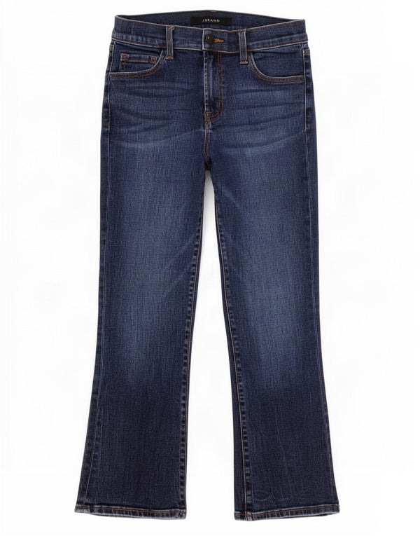 J Brand Jean Bootcut Court Femme W27 L24 Bleu Coton