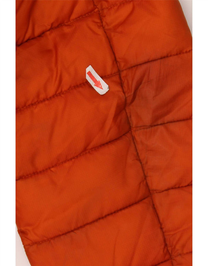 North Sails Veste matelassée à capuche pour homme UK 40 Large Orange Polyester