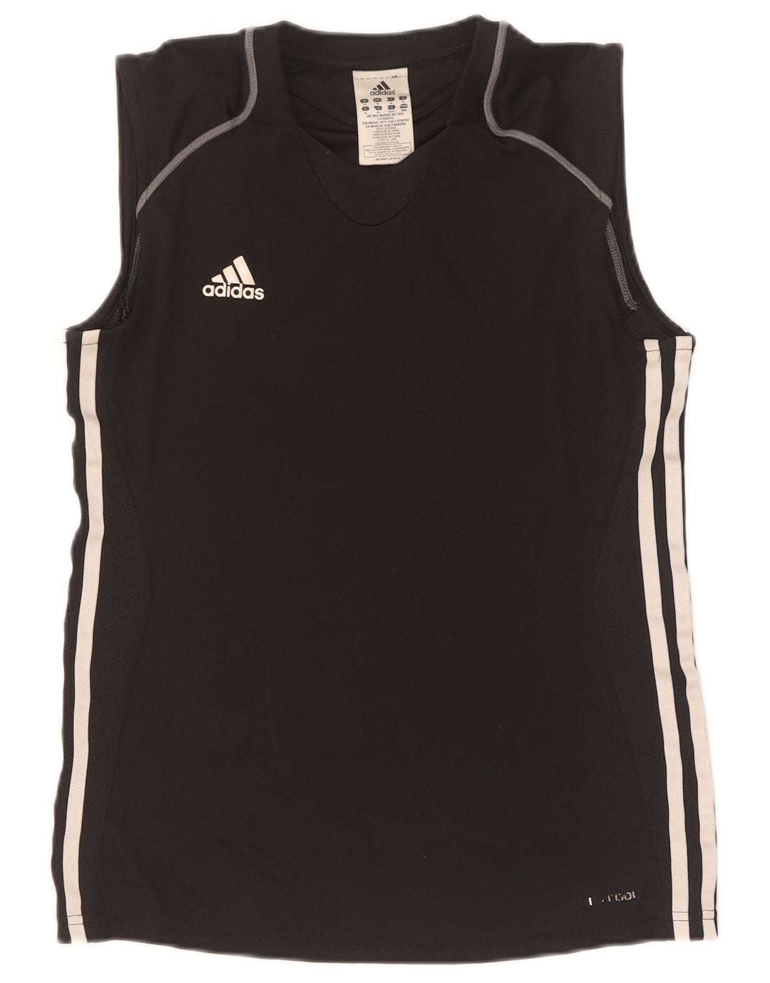 Adidas Femmes Climacool Débardeur UK 14 Moyen Noir Polyester