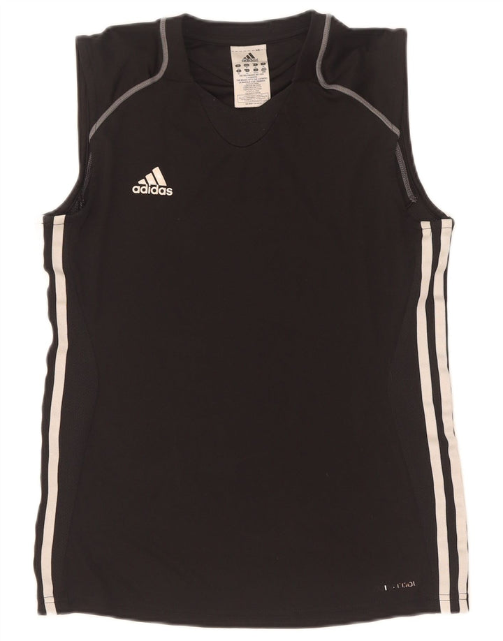 Adidas Femmes Climacool Débardeur UK 14 Moyen Noir Polyester