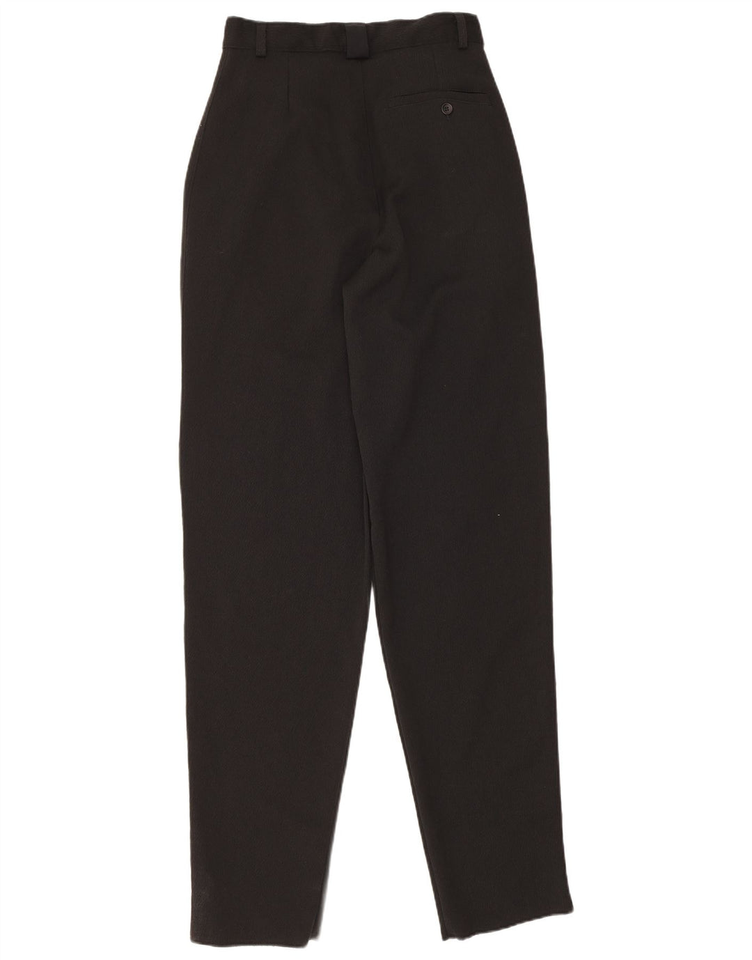 Pantalon de costume vintage femme chevillé IT 44 Medium W26 L35 Polyester noir
