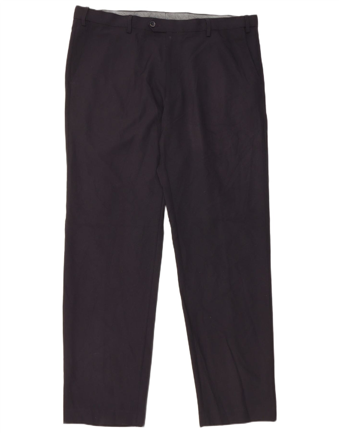 Marks & Spencer Pantalon de costume coupe classique pour homme W40 L33 Bleu marine Polyester