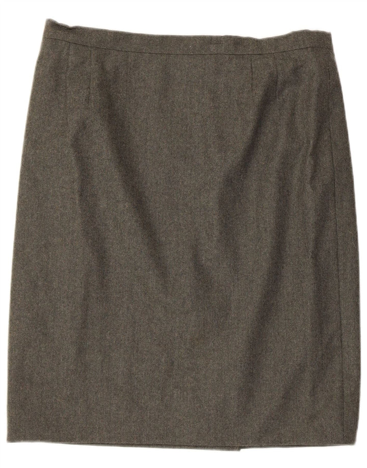 Roccobarocco Jupe droite pour femme IT 47 Large W34 Gris