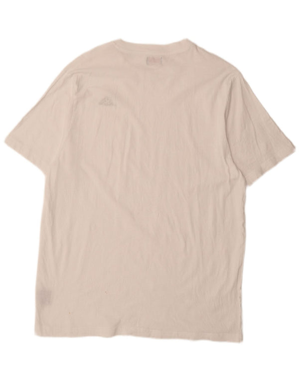 KAPPA T-Shirt Homme Top XL Blanc Coton