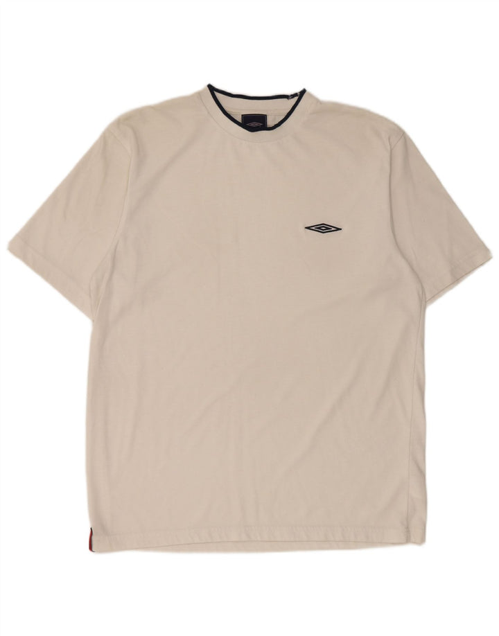 Umbro T-Shirt Homme Haut Large Blanc Polyester