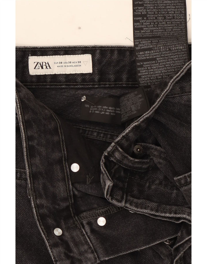 Zara Jean droit homme EU 38 Small W30 L25 coton gris