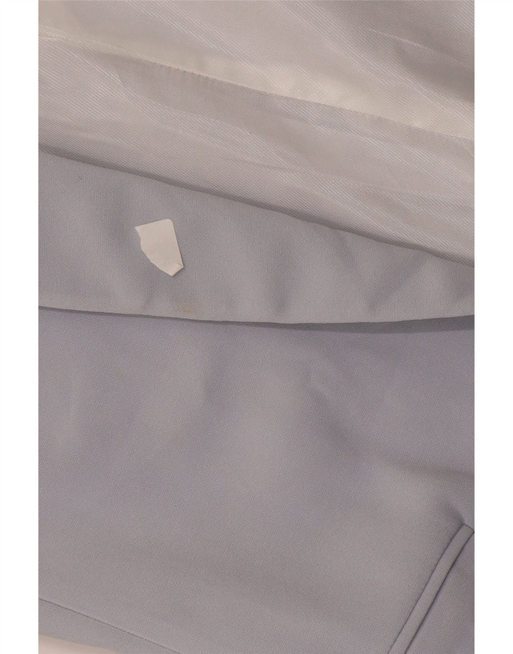 Zara Femme Veste Blazer Coupe Ample Ouverte UK 6 XS Violet Polyester
