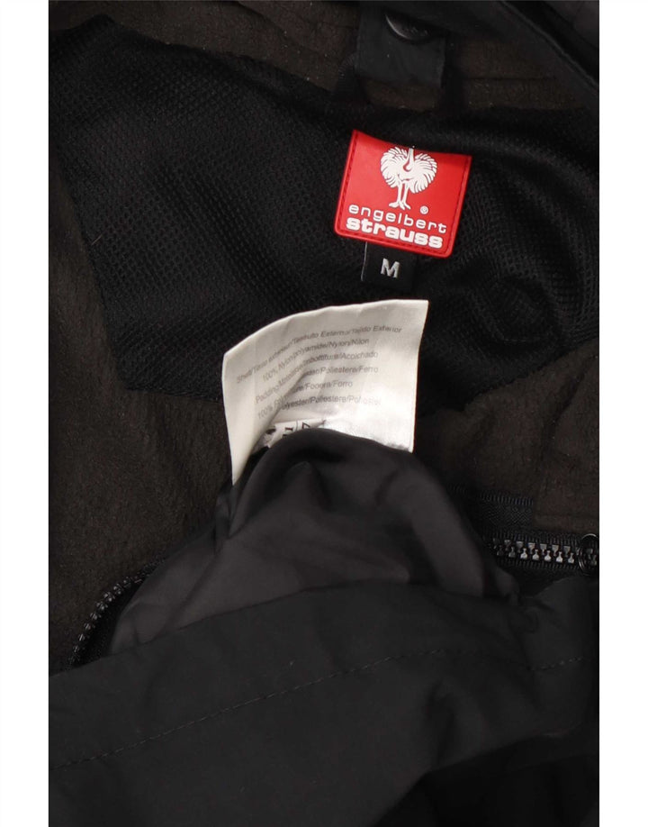Engelbert Strauss Veste de pluie à capuche pour femme UK 14 Medium Black Nylon