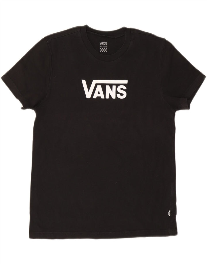 Vans T-shirt graphique pour femme UK 12 Noir moyen