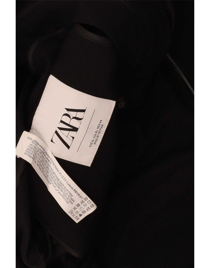Zara Veste utilitaire pour homme UK 42 XL Noir Polyester