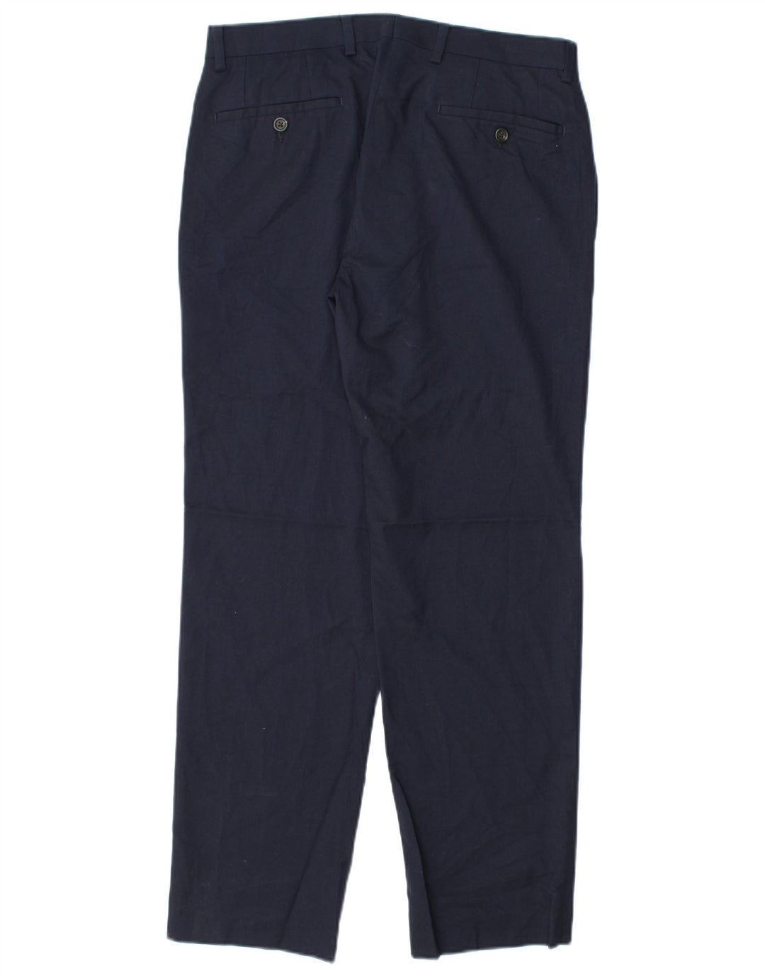 RALPH LAUREN Pantalon de Costume Slim Homme W31 L30 Bleu Marine Polyester
