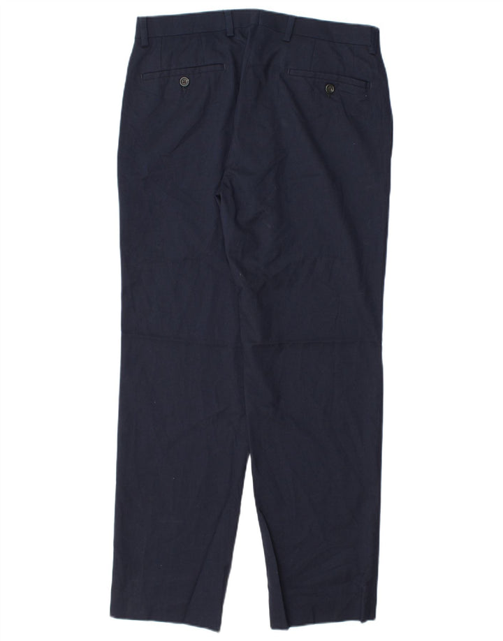 RALPH LAUREN Pantalon de Costume Slim Homme W31 L30 Bleu Marine Polyester